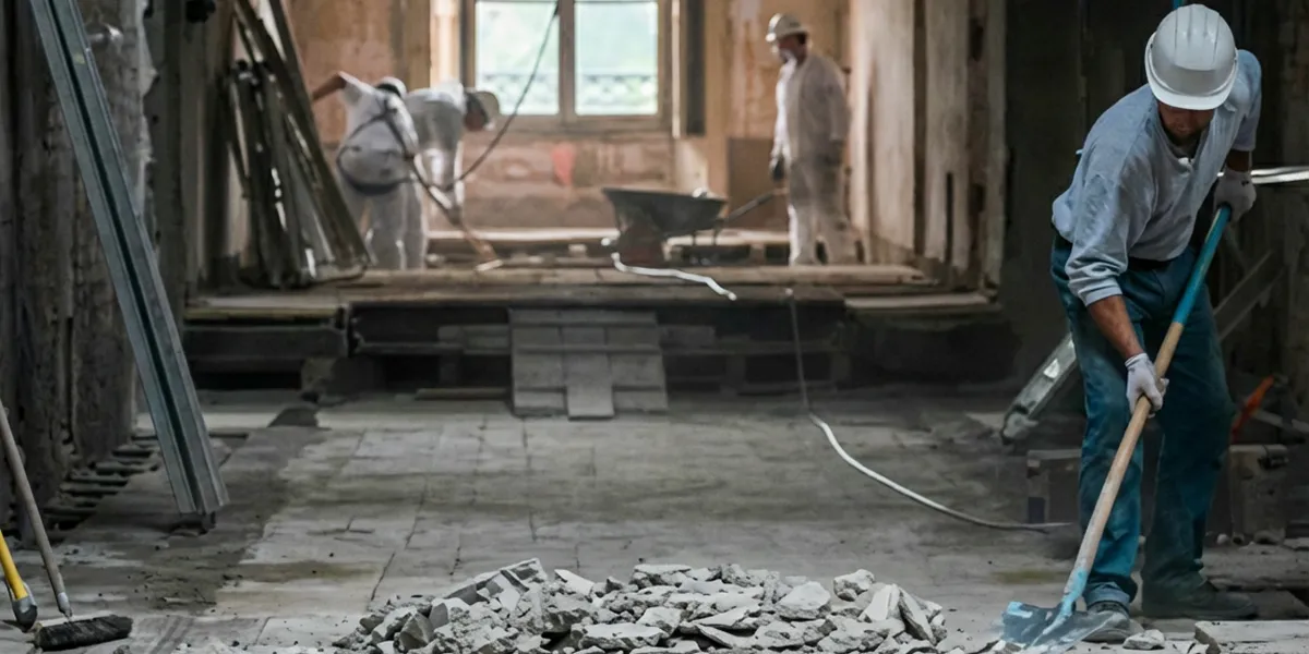 fire damage restoration professionals performing structural cleanup and restoration after a fire in Tacoma, WA